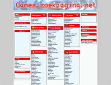 Tablet Screenshot of games.zoekpagina.net
